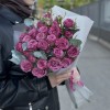 7 кустовых пионовидных роз Пурпл Куин 60 см