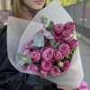 Комплимент кустовых пионовидных роз Пурпл Куин 60 см
