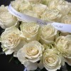 Премиум букет из 51 белой розы Мондиаль