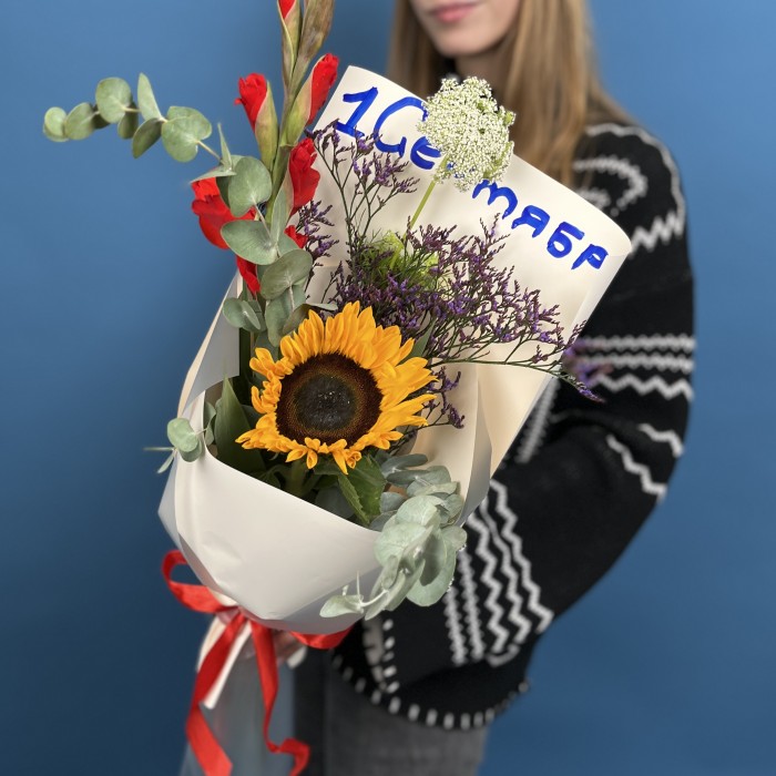 Букет в школу 1 сентября