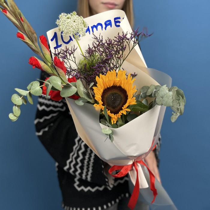 Букет в школу 1 сентября