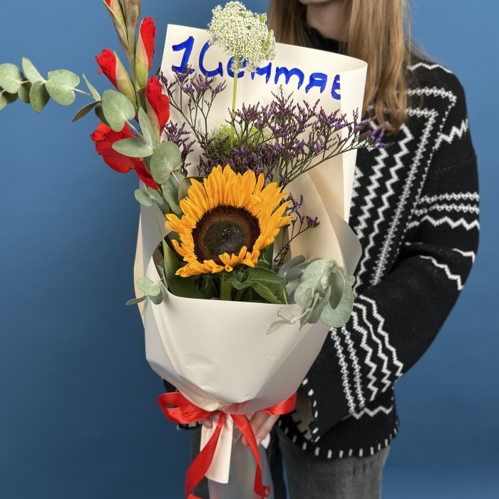 Букет в школу 1 сентября