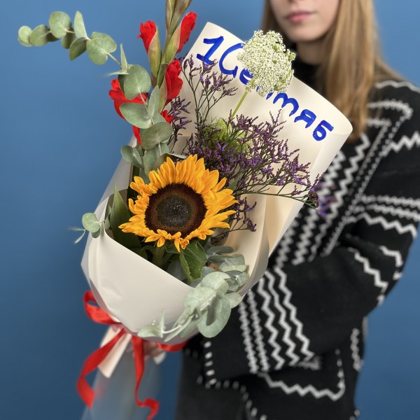Букет в школу 1 сентября