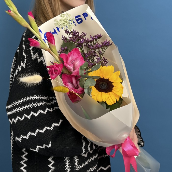 Букет в школу Осенние краски