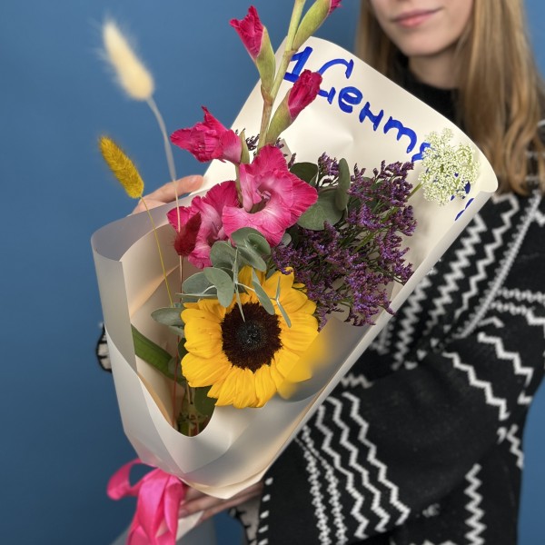 Букет в школу Осенние краски