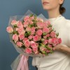 15 кустовых пионовидных роз Фенси Блоссом 50 см