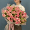 15 кустовых пионовидных роз Фенси Блоссом 50 см