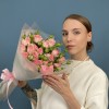 7 кустовых пионовидных роз Фенси Блоссом 50 см