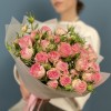9 кустовых пионовидных роз Фенси Блоссом 50 см
