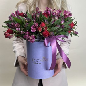 Букет дня в коробке Облако Нежности