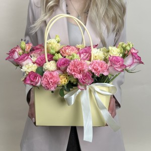 Букет дня с розами Романтичный вечер