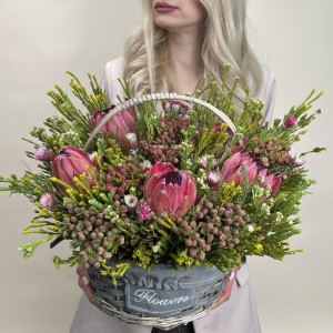 Букет дня в корзине Моя Любовь