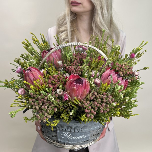 Букет дня в корзине Моя Любовь