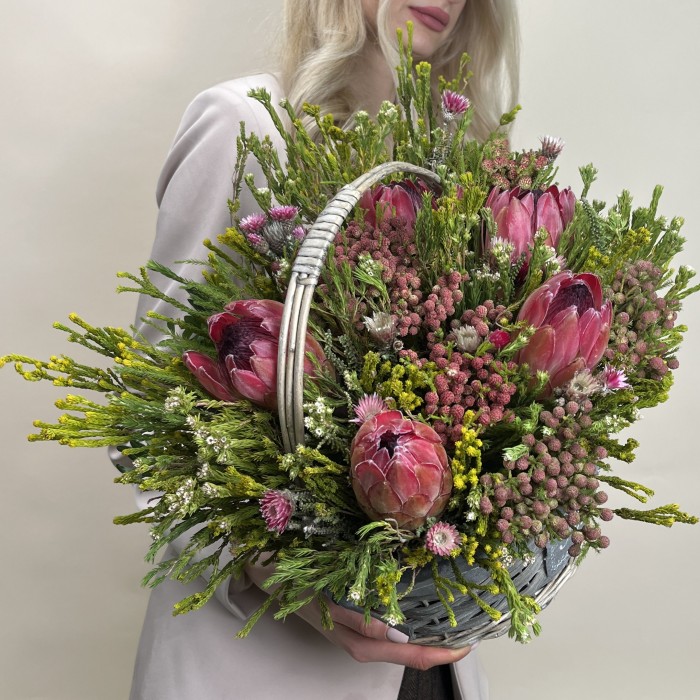 Букет дня в корзине Моя Любовь