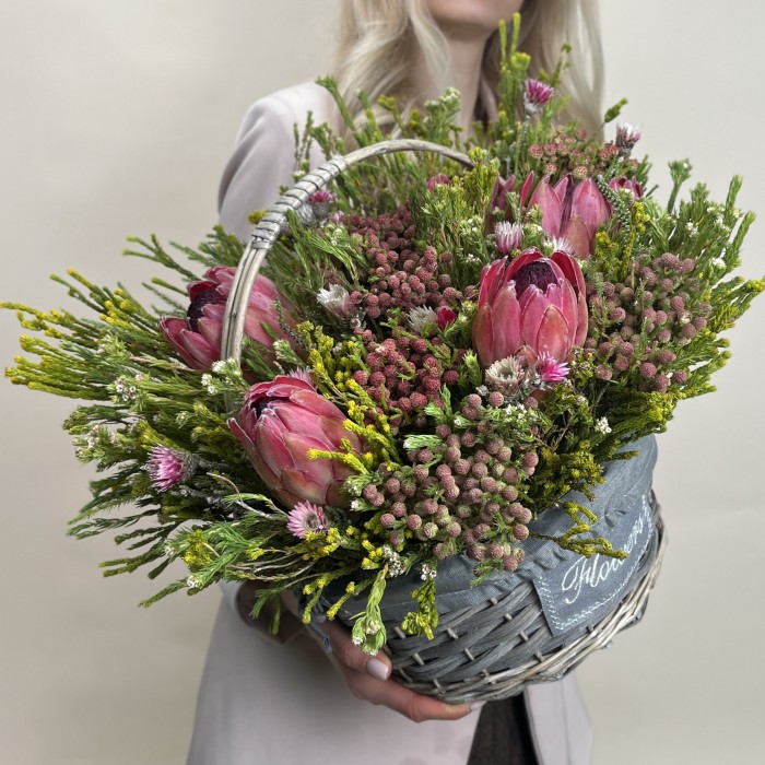 Букет дня в корзине Моя Любовь