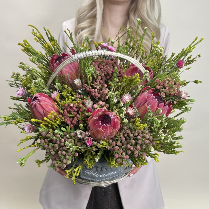 Букет дня в корзине Моя Любовь