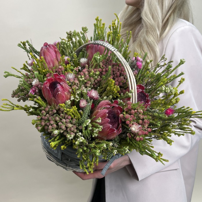 Букет дня в корзине Моя Любовь