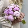 Букет невесты из пионов