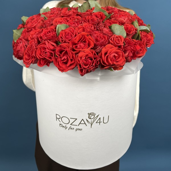 101 Роза Эль Торо в коробке