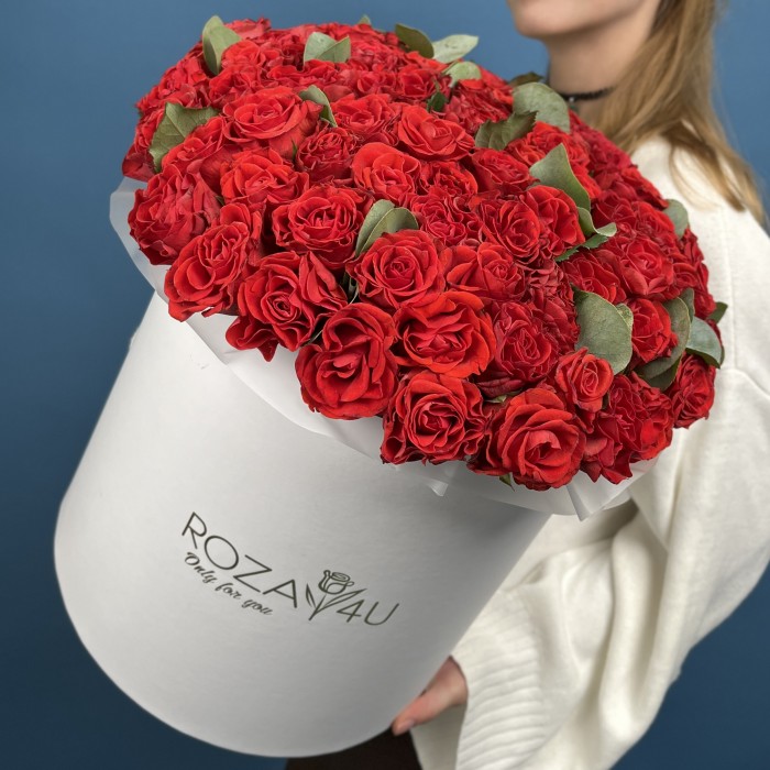 101 Роза Эль Торо в коробке