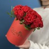 15 алых роз Эль Торо в коробке