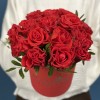15 алых роз Эль Торо в коробке