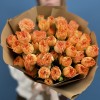 15 кустовых пионовидных роз Оранж Трендсеттер 40 см