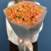 25 кустовых пионовидных роз Оранж Трендсеттер 40 см
