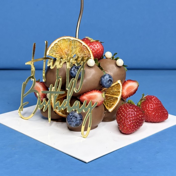 Торт из клубники в шоколаде ароматная апельсинка