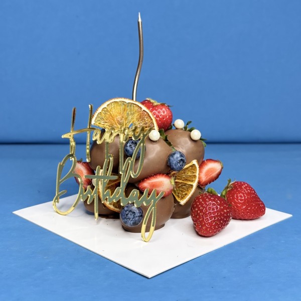 Торт из клубники в шоколаде ароматная апельсинка