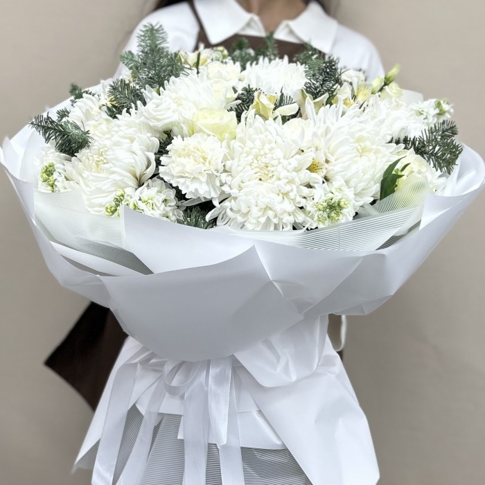 Букет дня с розами Летний день