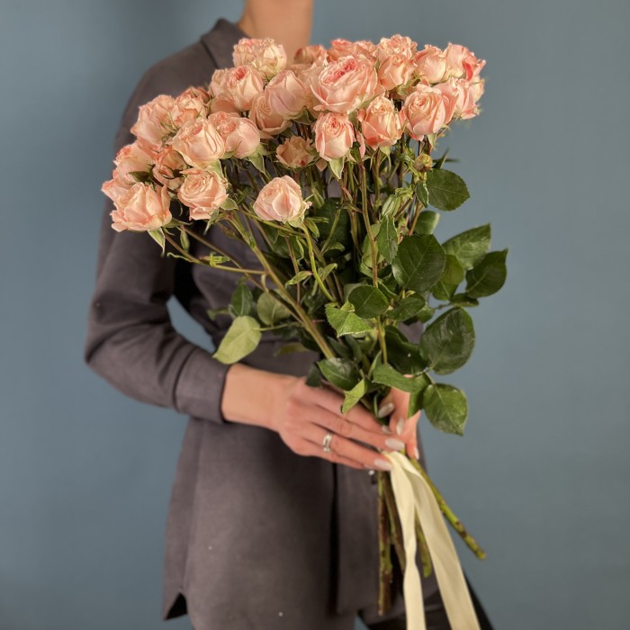 Кустовая пионовидная роза Беллалинда Парадайз 60 см