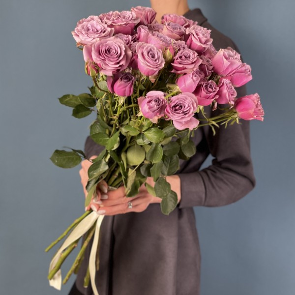 Кустовая роза Перпл скай 60 см