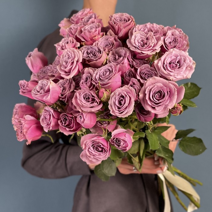 Кустовая роза Перпл скай 60 см