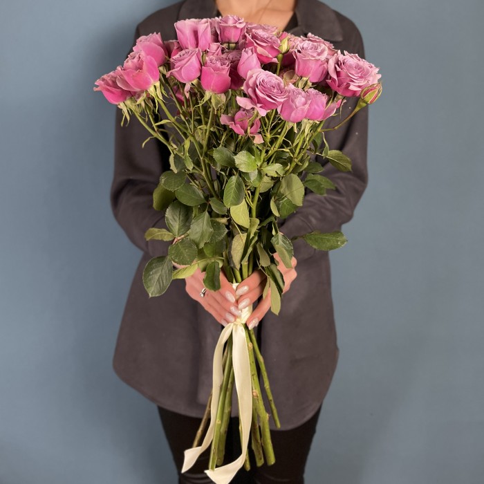 Кустовая роза Перпл скай 60 см