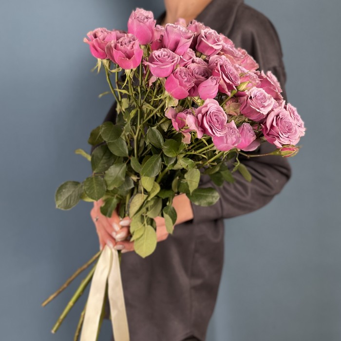 Кустовая роза Перпл скай 60 см