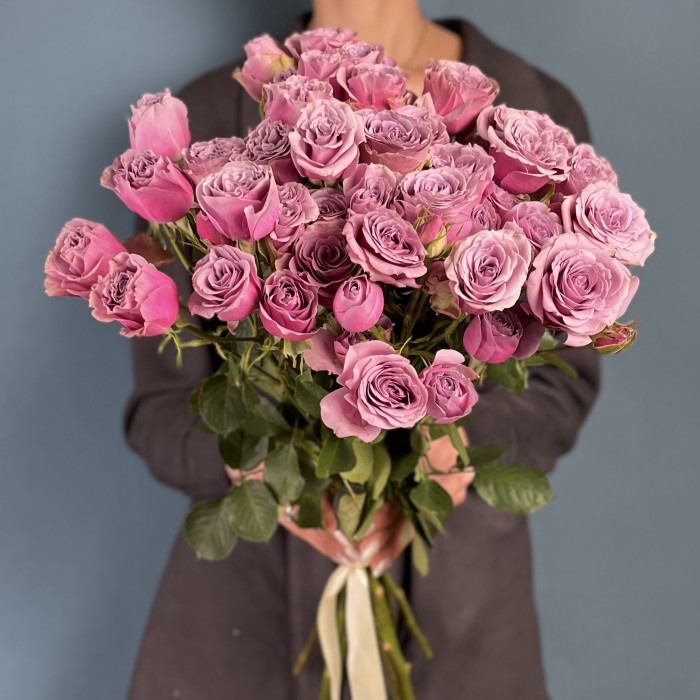 Кустовая роза Перпл скай 60 см