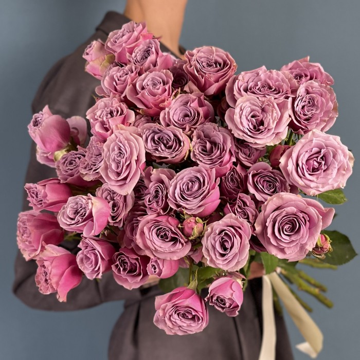 Кустовая роза Перпл скай 60 см