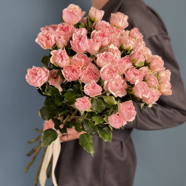 Кустовая пионовидная роза Прешес Парасол 60 см