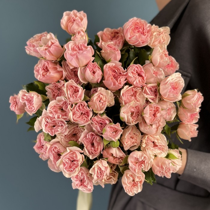 Кустовая пионовидная роза Прешес Парасол 60 см