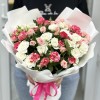 13 кустовых роз микс