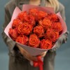 15 оранжевых роз Тропикал Амазон 50 см