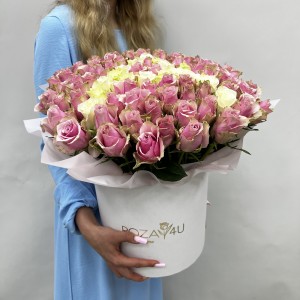Букет дня с розами Сказка