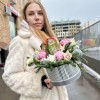 Новогодняя композиция с пионами