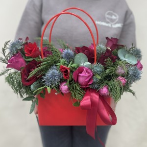 Букет дня в коробке Просто так