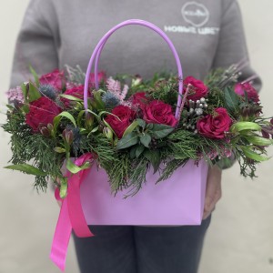 Букет дня Весеннее Небо в коробке