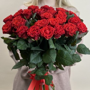 Красная роза Эль Торо 60 см