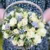 Нежная корзина цветов на день рождения