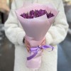 35 фиолетовых тюльпанов