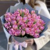 35 пионовидных розовых тюльпанов Флеш Поинт